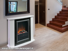 Dimplex Mozart wit -  Schouw met elektrische LED haard