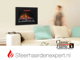 Classicflame CF23 elektrische LED inbouw sfeerhaard 60,5 x 51 cm