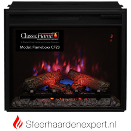 Classicflame CF23 elektrische LED inbouw sfeerhaard 60,5 x 51 cm