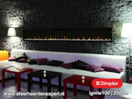 Dimplex Ignite XL100 | 250cm - Elektrische inbouwhaard