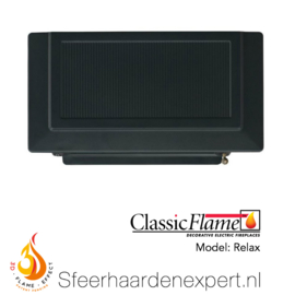 Classicflame Relax - Vrijstaande elektrische sfeerhaard met verwarming