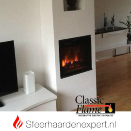 Classicflame CF23 elektrische LED inbouw sfeerhaard 60,5 x 51 cm