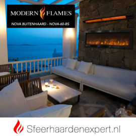 Modern Flames - Buitenhaard Nova 60 NOVA-60-G  ( 152,4 x 47,9 cm )