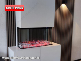 Aflamo Dimplex Super B33 driezijdige haard 80cm