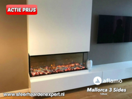 Aflamo Superb 125cm (Deluxe) - 3 zijdige inbouwhaard