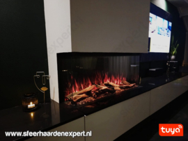 Aflamo Superb 3D 100cm - 3 zijdige inbouwhaard