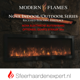 Modern Flames - Tuinhaard Nova 60 NOVA-60-BS  ( 152,4 x 47,9 cm )
