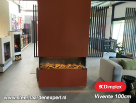 Dimplex Vivente 100 PLUS | 3 zijdige elektrische sfeerhaard