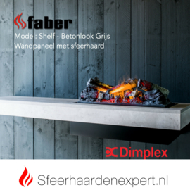 Dimplex Shelf - Wandpaneel met sfeerhaard waterdamp