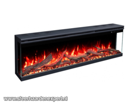 Aflamo UNIQUE PRO 140 cm Elektrische Haard – 3D Vlameffect, Geluidseffecten, Smart App en Verwarming