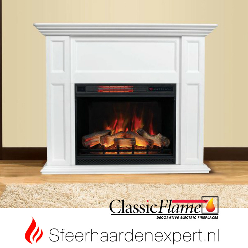 Oneerlijk pijnlijk waardigheid Classicflame schouw Sula wit met elektrische sfeerhaard CF28 | Open Haarden  Uitlopend - Niet meer leverbaar | Sfeerhaarden en schouwen