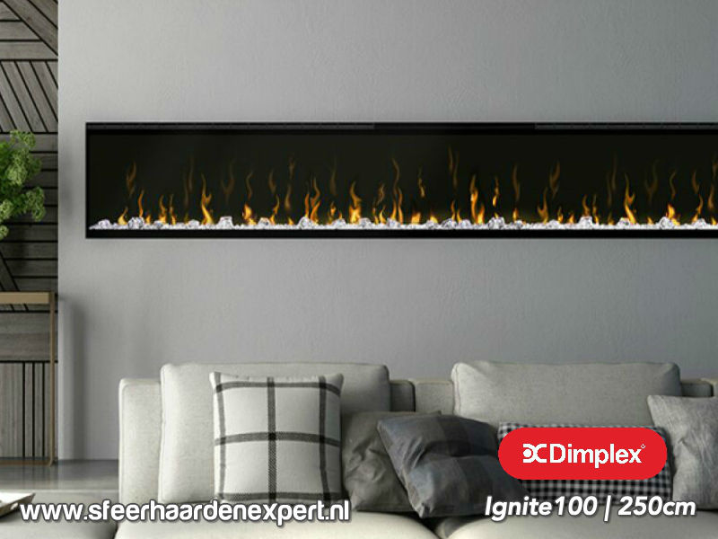 Dimplex Ignite XL100 | 250cm - Elektrische inbouwhaard
