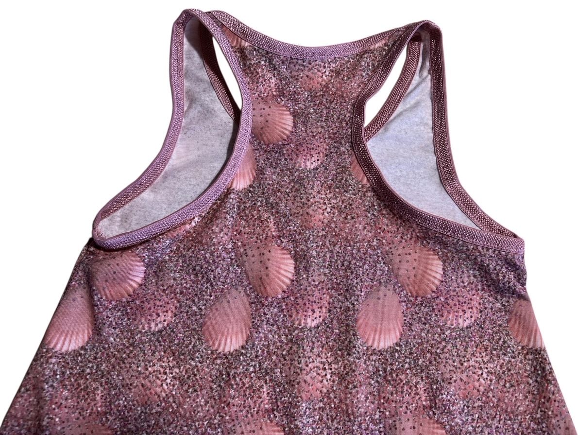 Racerbackdress pink shells 86/92 - 146/152