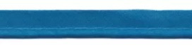 Piping/ paspelband blauw 10mm, per 0,5 meter