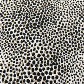 Tricot (digitale print): Gradient Dots, per 25 cm