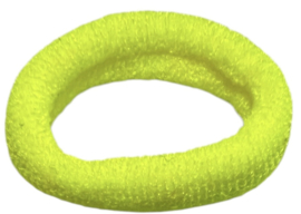 Haarelastiekje nylon mini 20 mm, neon geel