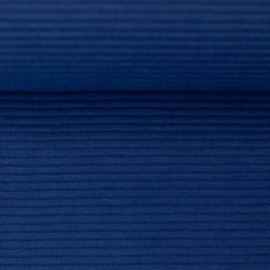 Ribbel Tricot: Bergen royal blue (Swafing), per 25 cm