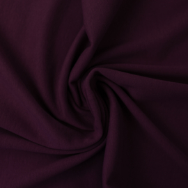 Brushed joggingstof: Aubergine (Swafing kleur 938 HW23/24), per 25 cm