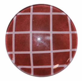 Glas cabochon 25mm: Geometric pattern