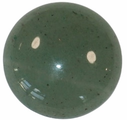 Cabochon natuursteen 20 mm licht-groen, per stuk