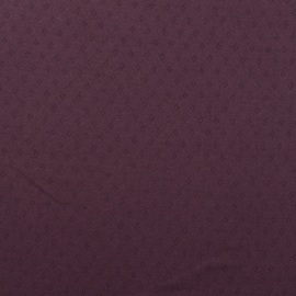 Ajour tricot mauve, per 25 cm
