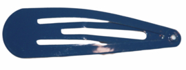 Klik-klak haarspeldje marineblauw 5 cm, per stuk