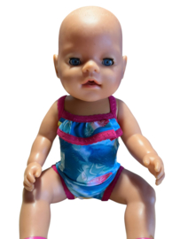 Badpak met roezel babyborn pop 43 cm