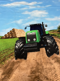 Panel digitale tricot: Tractor tracks 75x150 cm Stenzo