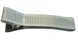 Alligator haarclipje 10x50 mm ivoor, per stuk