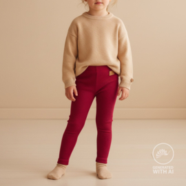 Katoen tricot: streepjes rood-fuchsia, per 25 cm