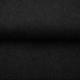 Uni stretch denim: zwart (Stenzo), per 25 cm