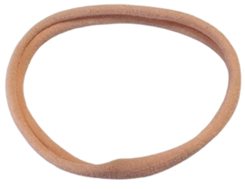 Elastisch haarbandje nylon perzik, soepel