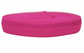 Elastisch band shocking pink 16 mm per 0,5 meter