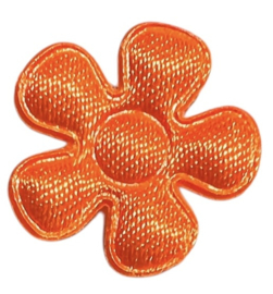Bloemetje 20mm neon-oranje