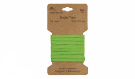 Kaart elastiek 5mm LIME GROEN, 3 meter