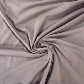 Tricot: effen taupe, per 25cm