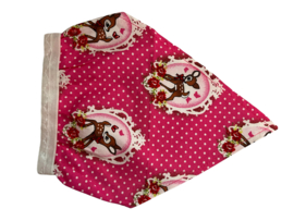 Bandana babyborn roze hertjes