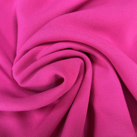 Rekbare polyester/viscose: fuchsia (A La Ville), per 25 cm