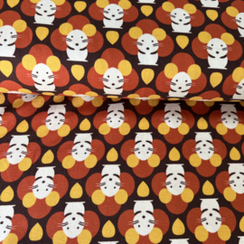 Tricot: colorful mice, per 25 cm