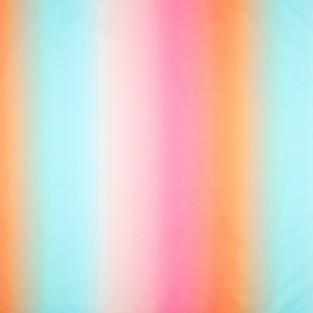 Cotton voile: rainbow, per 25 cm