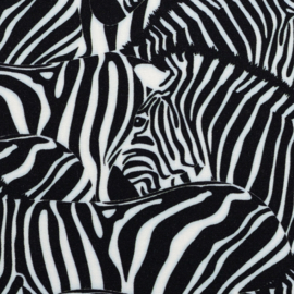 Viscose (geweven): Daytona zebra (Swafing) , per 25 cm