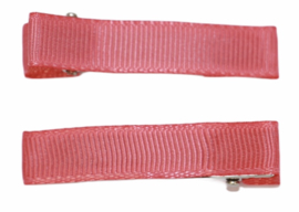 Alligator haarclipje 10x50 mm zalm, per stuk