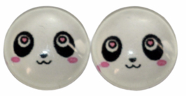 12 mm glascabochon panda