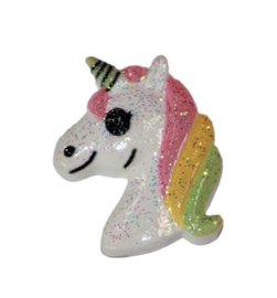 Flatback glitter unicorn 18x22 mm