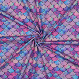 Tricot: Mermaid pink, per 25 cm