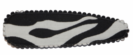 Kniphoesje zebra 8 cm, per stuk