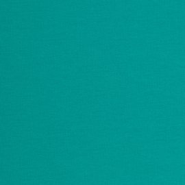 French terry tricot: aqua (Swafing kleur 746), per 25 cm