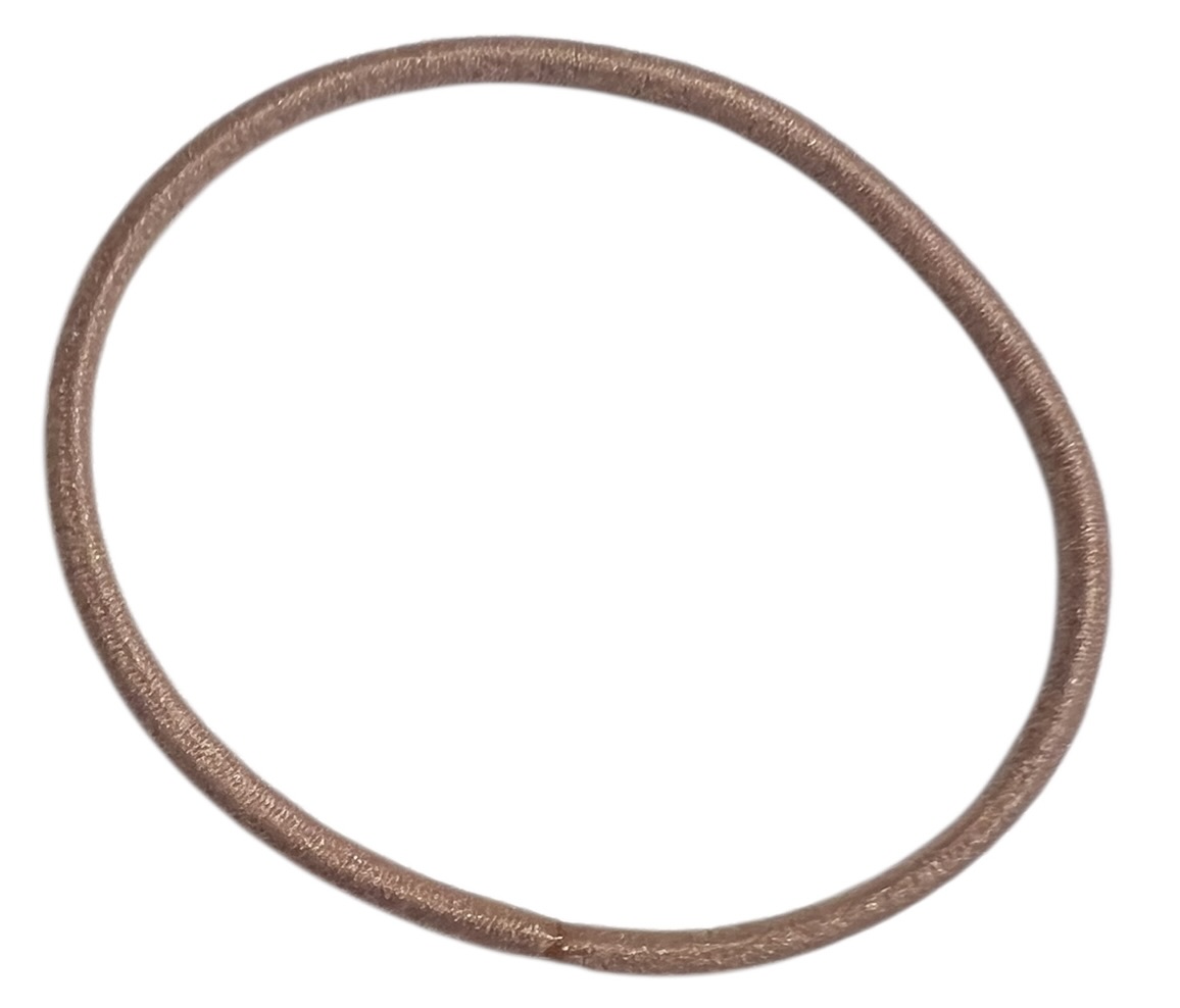 Haarelastiekje 40 mm mauve, per stuk