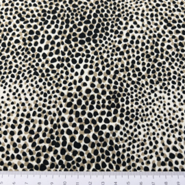 Tricot (digitale print): Gradient Dots, per 25 cm