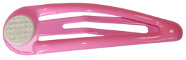 Klik-klak haarspeldje roze 47 mm met plakvlak, per stuk